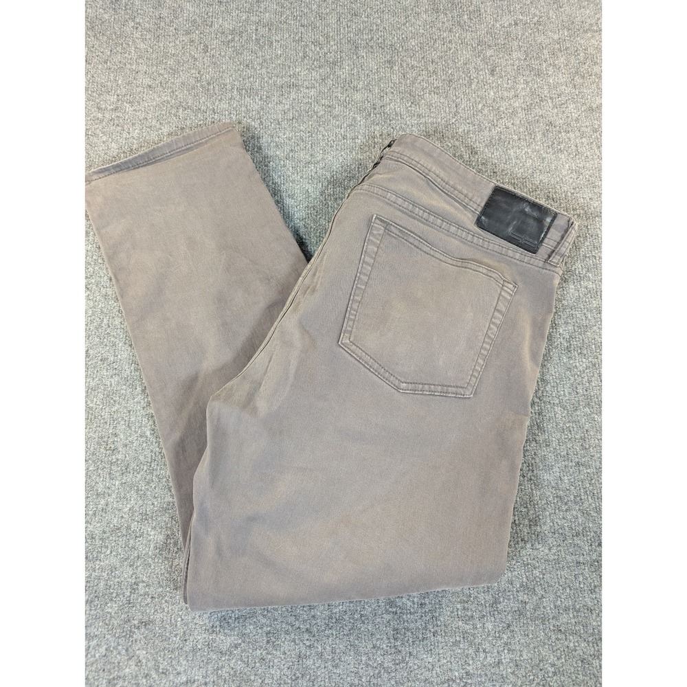 Liverpool Los Angeles Regent Relaxed Straight Grey Twill Pants 38x30 Mens‎ #2462